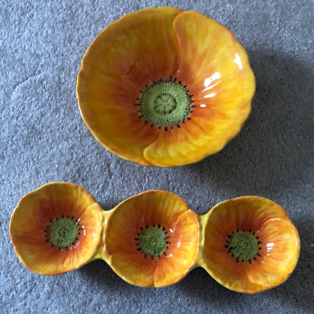 Maxcera Mat bowl and dip set